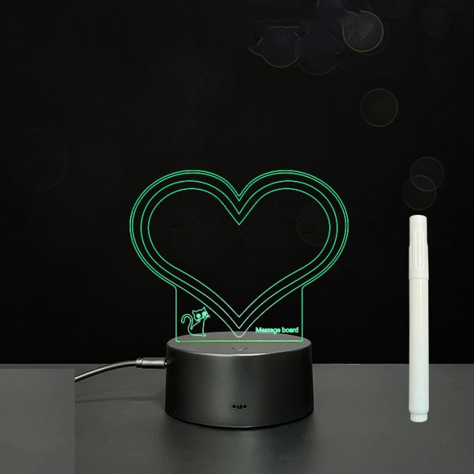 Panneau acrylique 3D – Tableau LED pour messages lumineux