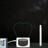 Panneau acrylique 3D – Tableau LED pour messages lumineux