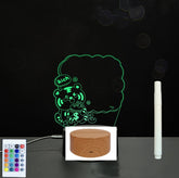 Panneau acrylique 3D – Tableau LED pour messages lumineux