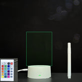 Panneau acrylique 3D – Tableau LED pour messages lumineux