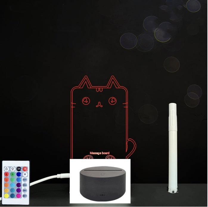 Panneau acrylique 3D – Tableau LED pour messages lumineux