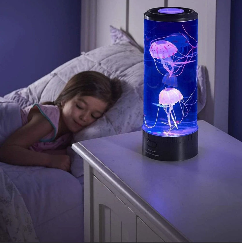 Lampe LED pour Aquarium en Forme de Méduse – Veilleuse USB