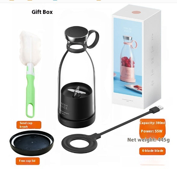 Electric Juicer Blender Portable 350ML USB Rechargeable Mixer Cup