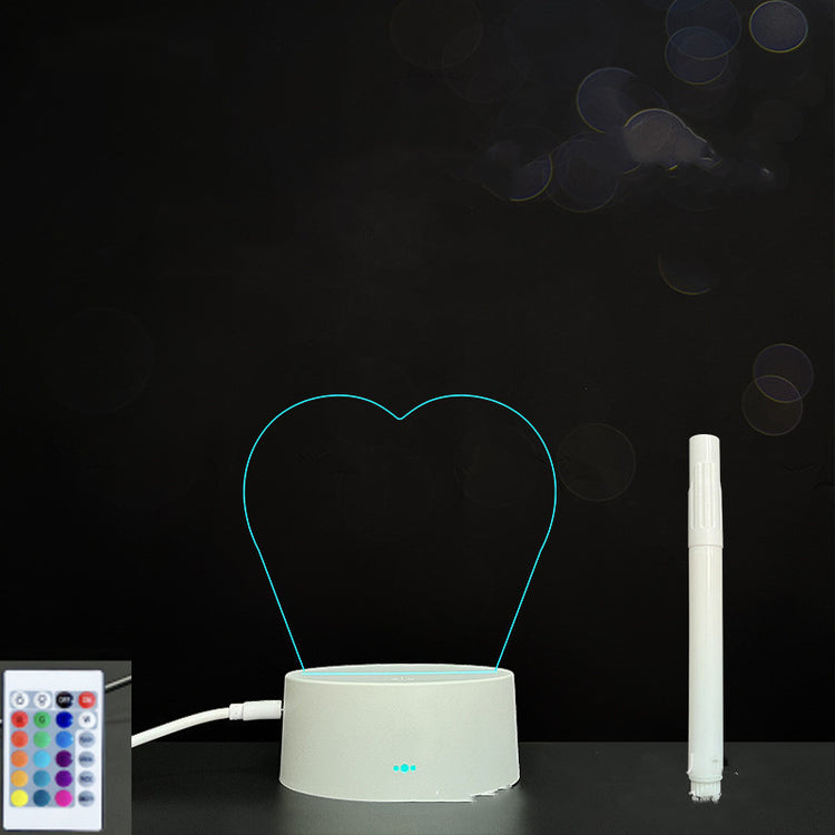 Panneau acrylique 3D – Tableau LED pour messages lumineux