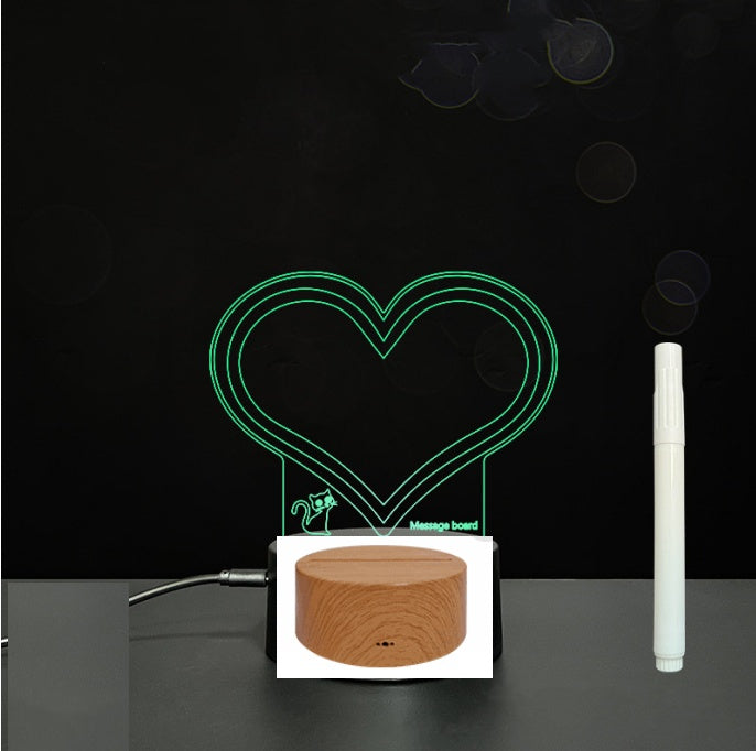 Panneau acrylique 3D – Tableau LED pour messages lumineux