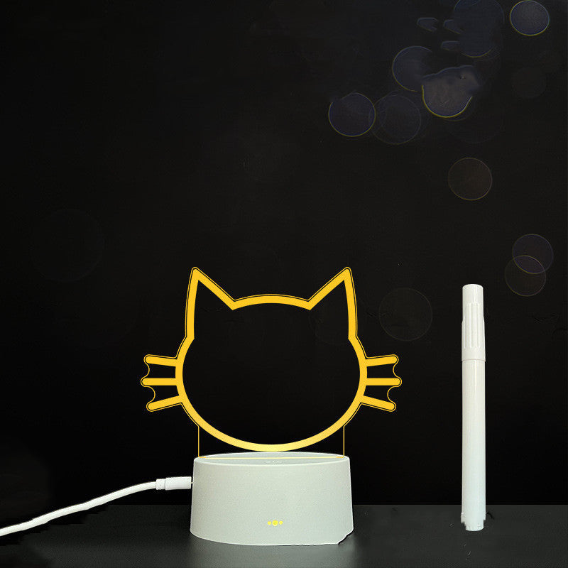 Panneau acrylique 3D – Tableau LED pour messages lumineux