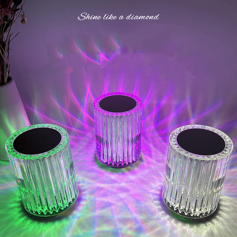 Lampe de Table Crystal Lamp Atmosphère – Veilleuse Cristal Atmosphère