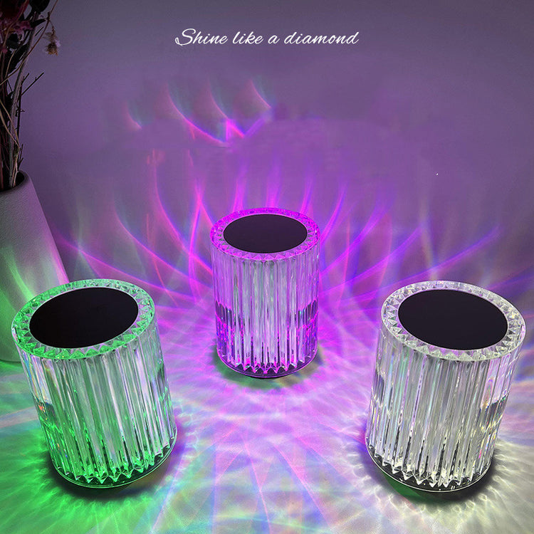 Lampe de Table Crystal Lamp Atmosphère – Veilleuse Cristal Atmosphère