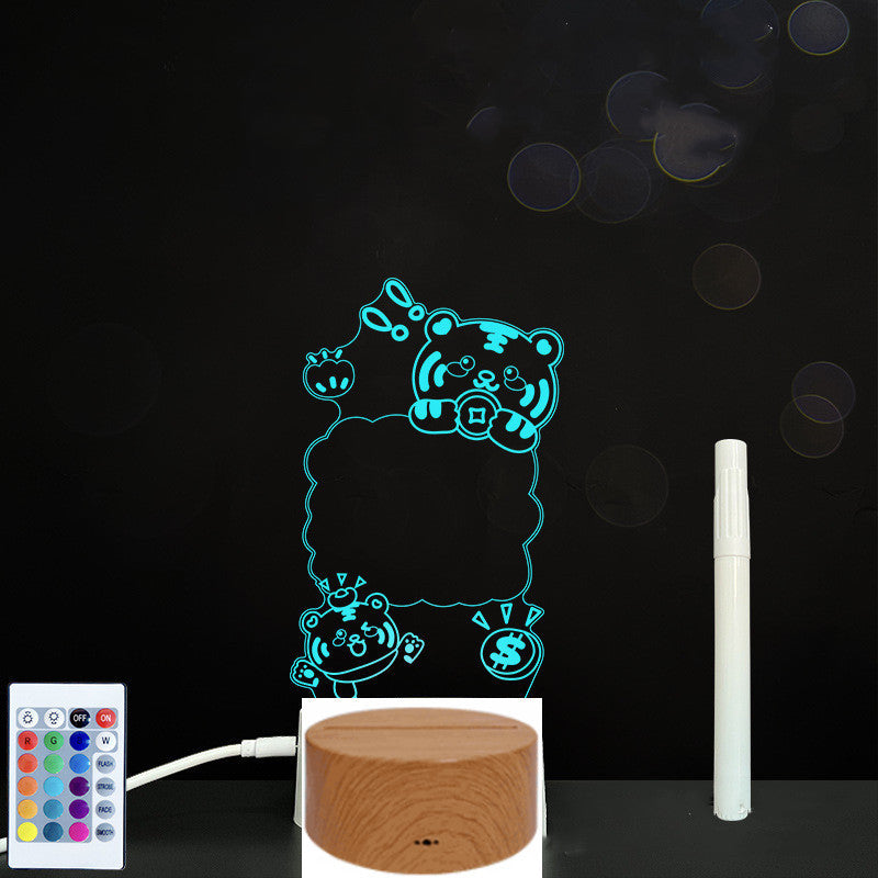 Panneau acrylique 3D – Tableau LED pour messages lumineux