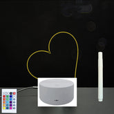 Panneau acrylique 3D – Tableau LED pour messages lumineux