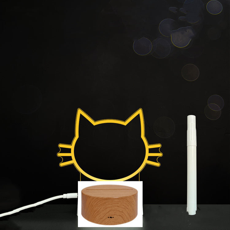 Panneau acrylique 3D – Tableau LED pour messages lumineux