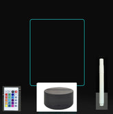 Panneau acrylique 3D – Tableau LED pour messages lumineux