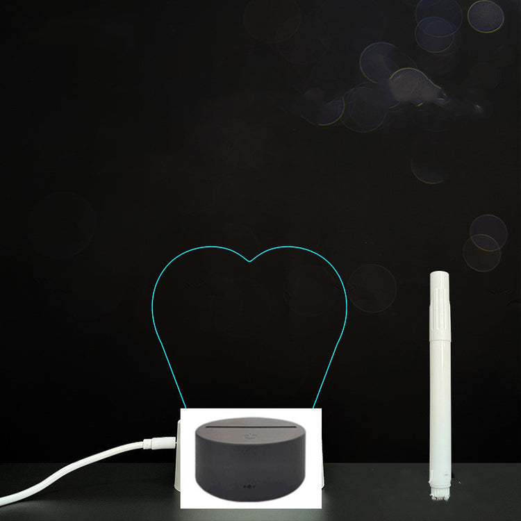 Panneau acrylique 3D – Tableau LED pour messages lumineux