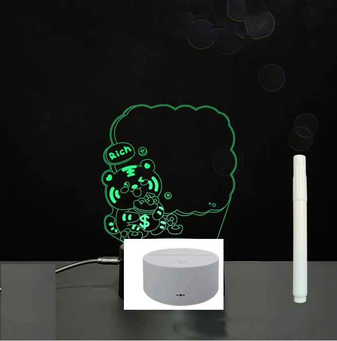 Panneau acrylique 3D – Tableau LED pour messages lumineux