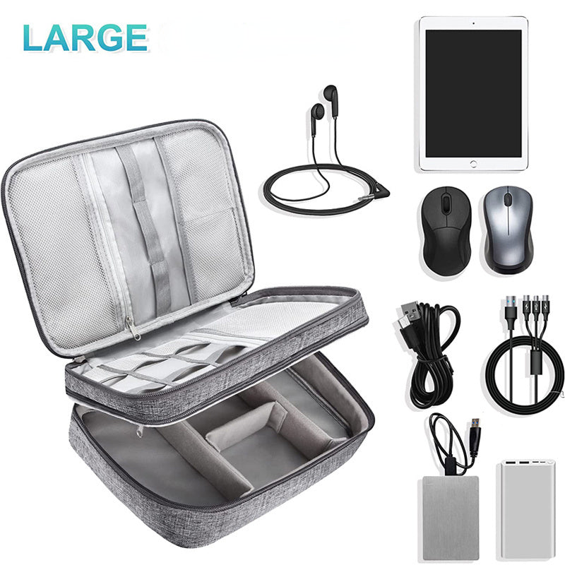 Electronics Organizer Travel Cable Organizer Bag Water