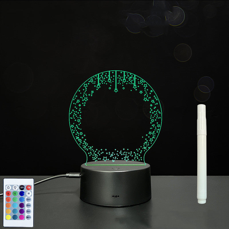 Panneau acrylique 3D – Tableau LED pour messages lumineux