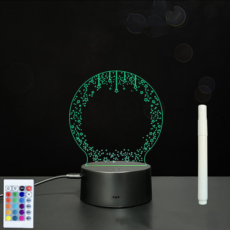 Panneau acrylique 3D – Tableau LED pour messages lumineux
