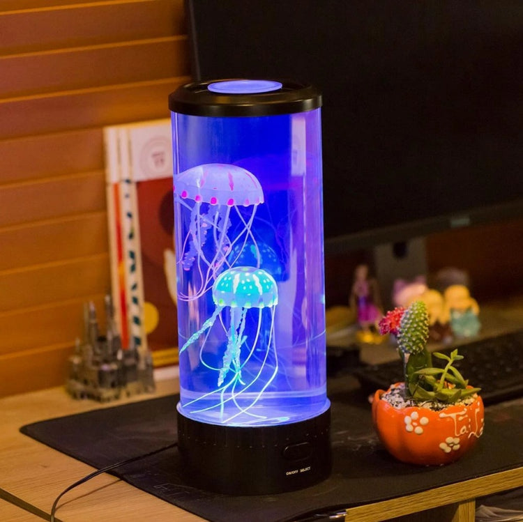 Lampe LED pour Aquarium en Forme de Méduse – Veilleuse USB