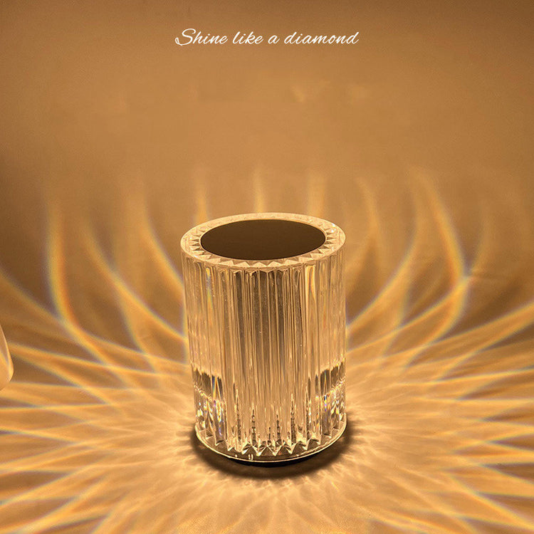 Lampe de Table Crystal Lamp Atmosphère – Veilleuse Cristal Atmosphère