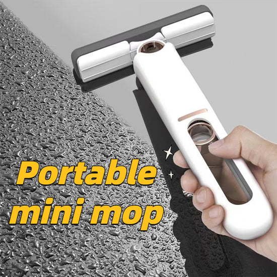 Mini Balai Portable à Essorage Automatique – Mop Multifonction