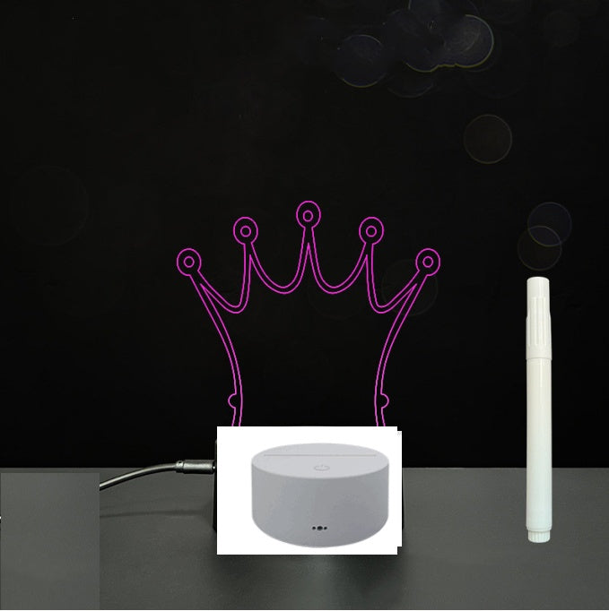 Panneau acrylique 3D – Tableau LED pour messages lumineux