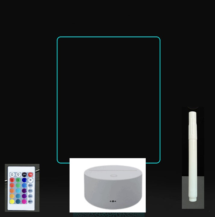 Panneau acrylique 3D – Tableau LED pour messages lumineux