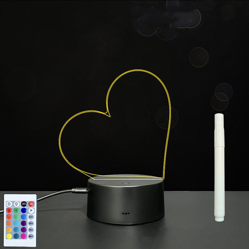 Panneau acrylique 3D – Tableau LED pour messages lumineux