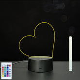 Panneau acrylique 3D – Tableau LED pour messages lumineux