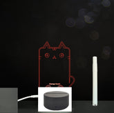 Panneau acrylique 3D – Tableau LED pour messages lumineux