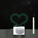 Panneau acrylique 3D – Tableau LED pour messages lumineux