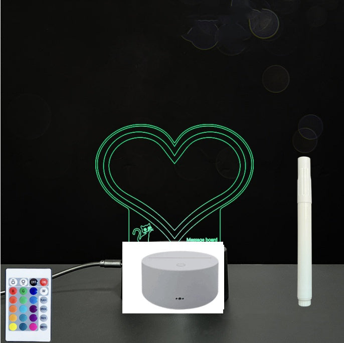 Panneau acrylique 3D – Tableau LED pour messages lumineux
