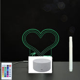 Panneau acrylique 3D – Tableau LED pour messages lumineux