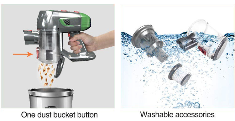 Aspirateur portatif sans fil – Handheld Wireless Vacuum Cleaner