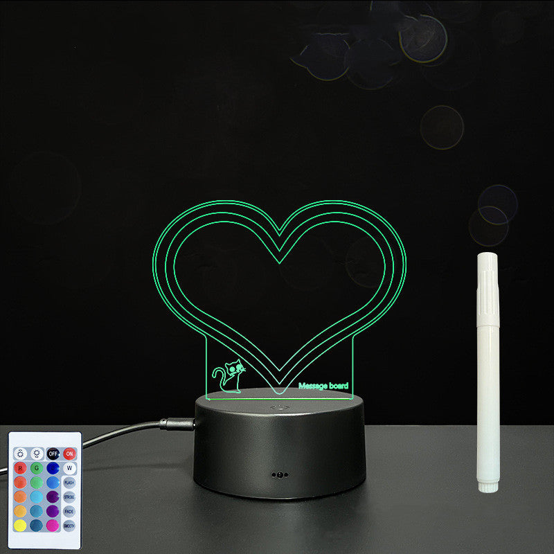 Panneau acrylique 3D – Tableau LED pour messages lumineux