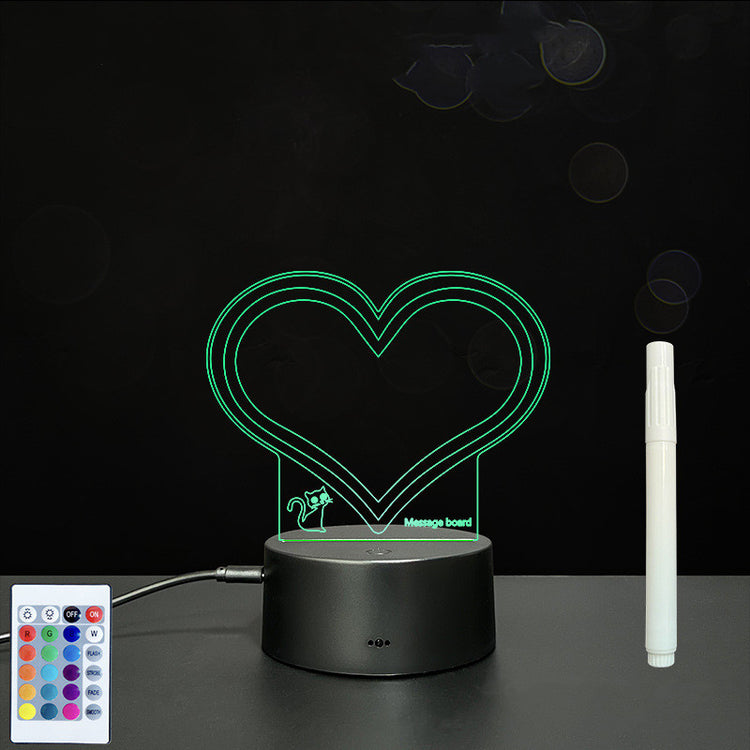 Panneau acrylique 3D – Tableau LED pour messages lumineux