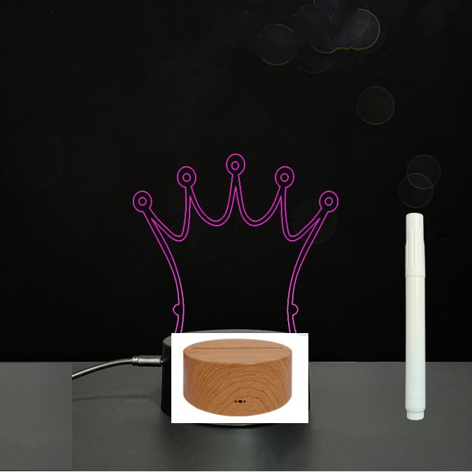 Panneau acrylique 3D – Tableau LED pour messages lumineux