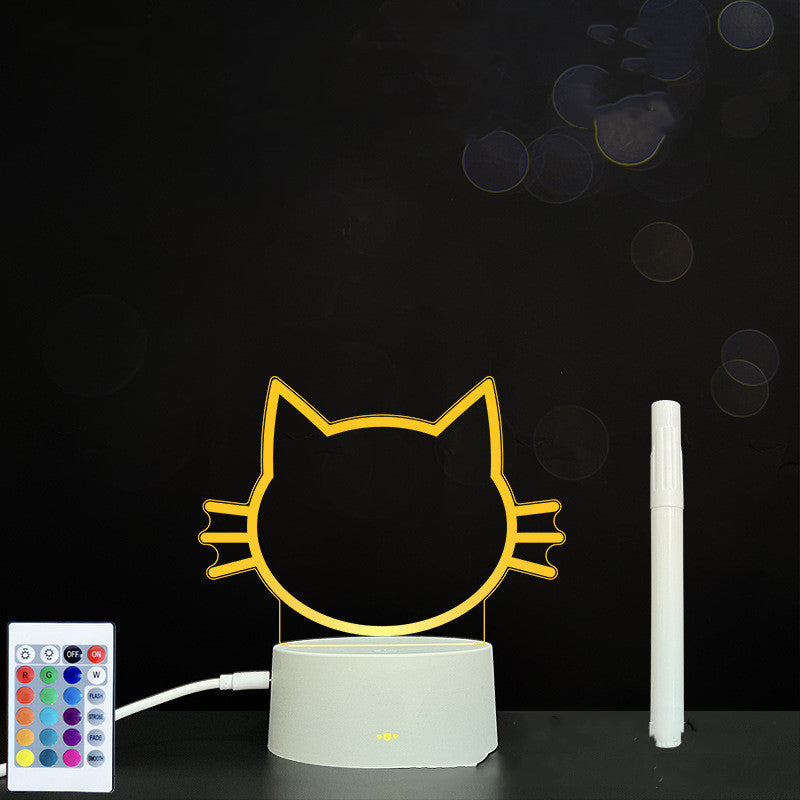 Panneau acrylique 3D – Tableau LED pour messages lumineux