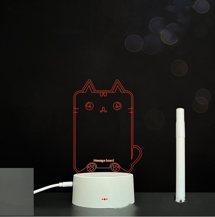 Panneau acrylique 3D – Tableau LED pour messages lumineux