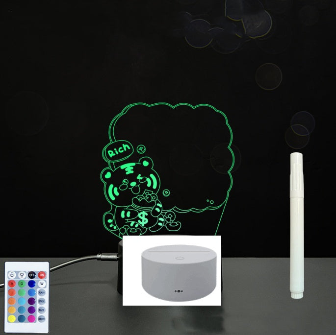 Panneau acrylique 3D – Tableau LED pour messages lumineux
