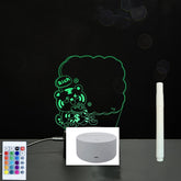 Panneau acrylique 3D – Tableau LED pour messages lumineux